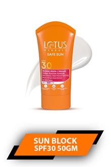 Lotus Sun Block Cream Spf30 Pa+50gm